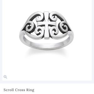 James Avery Scroll Cross Ring